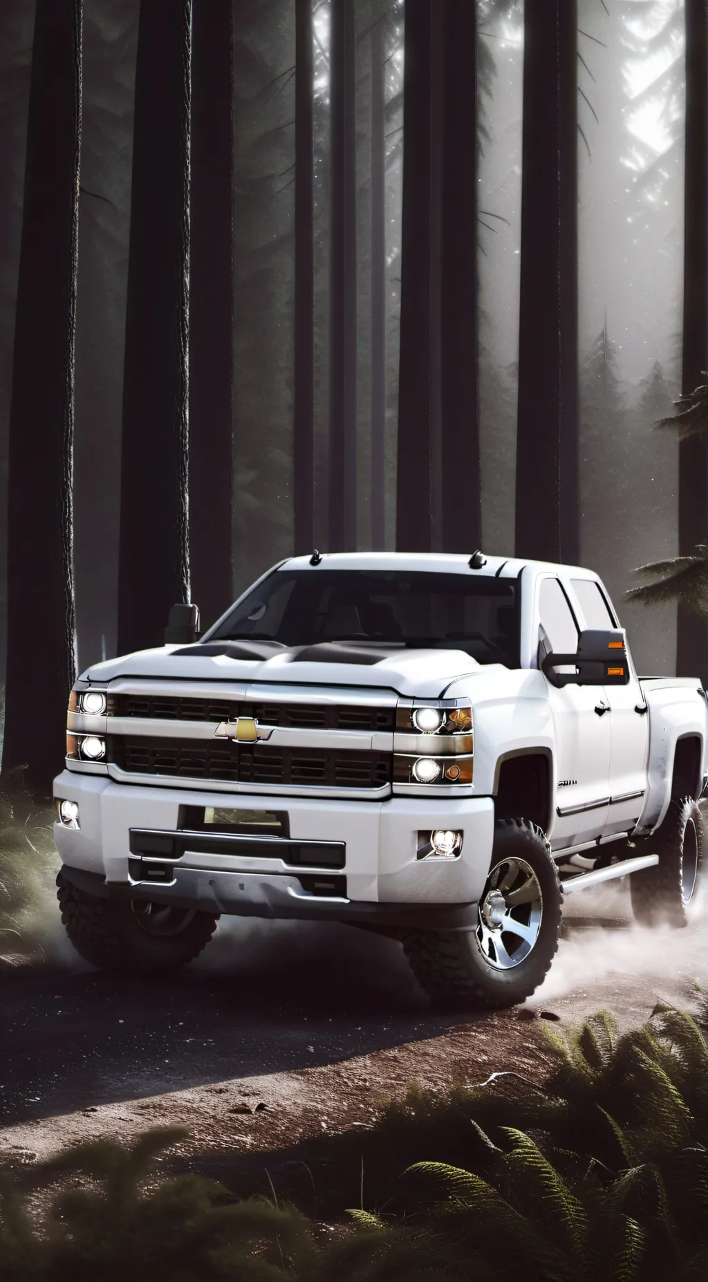 ai character: Chevy Silverado  background