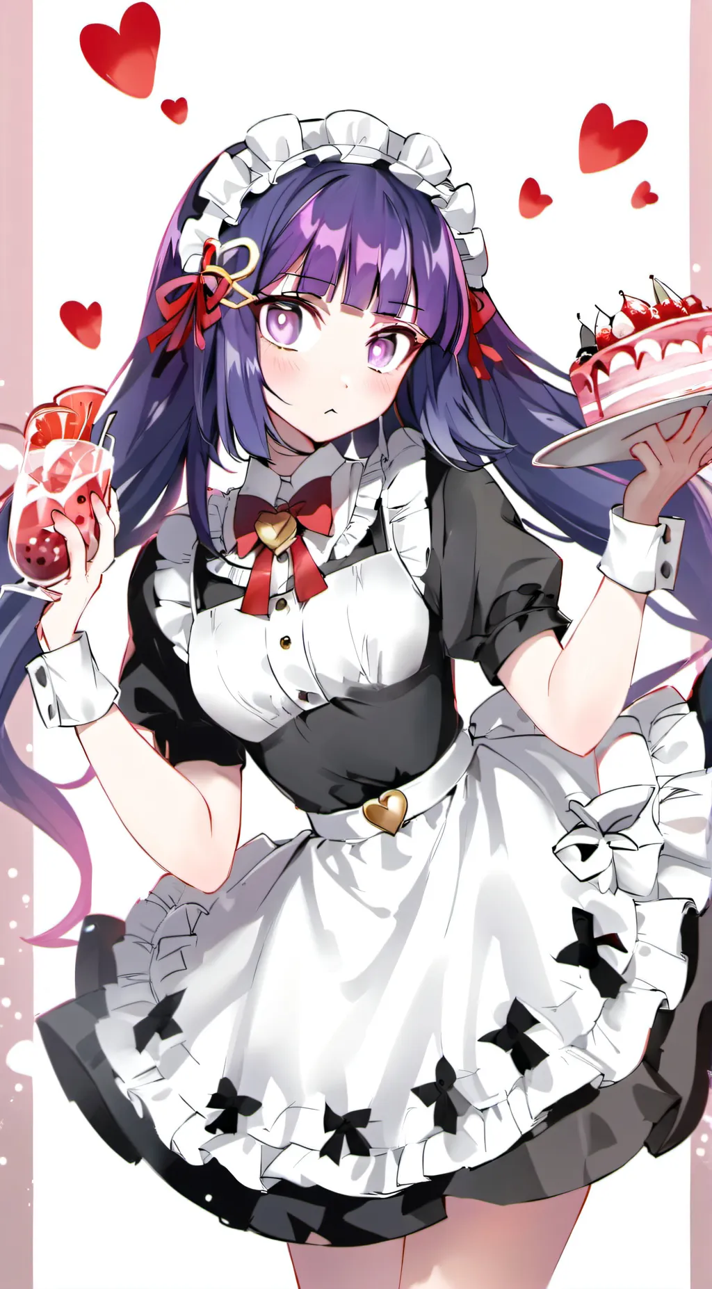 ai character: Maid jiah background