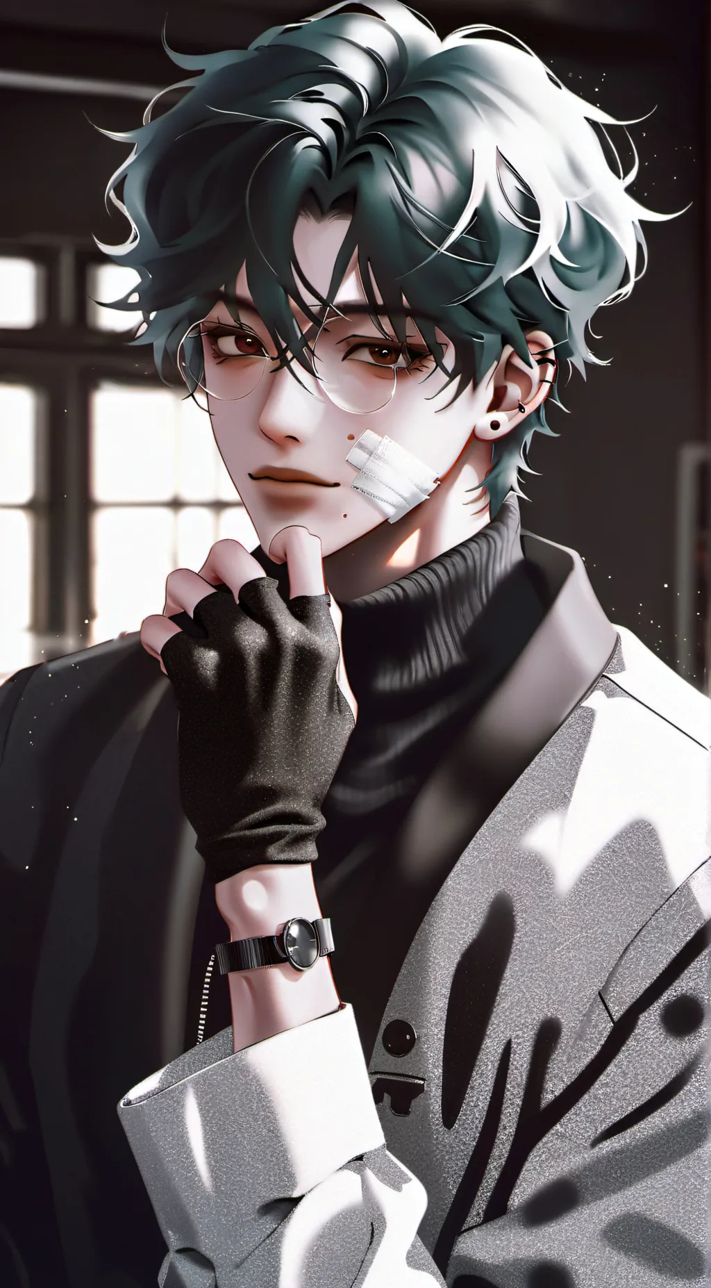 ai character: Leo background