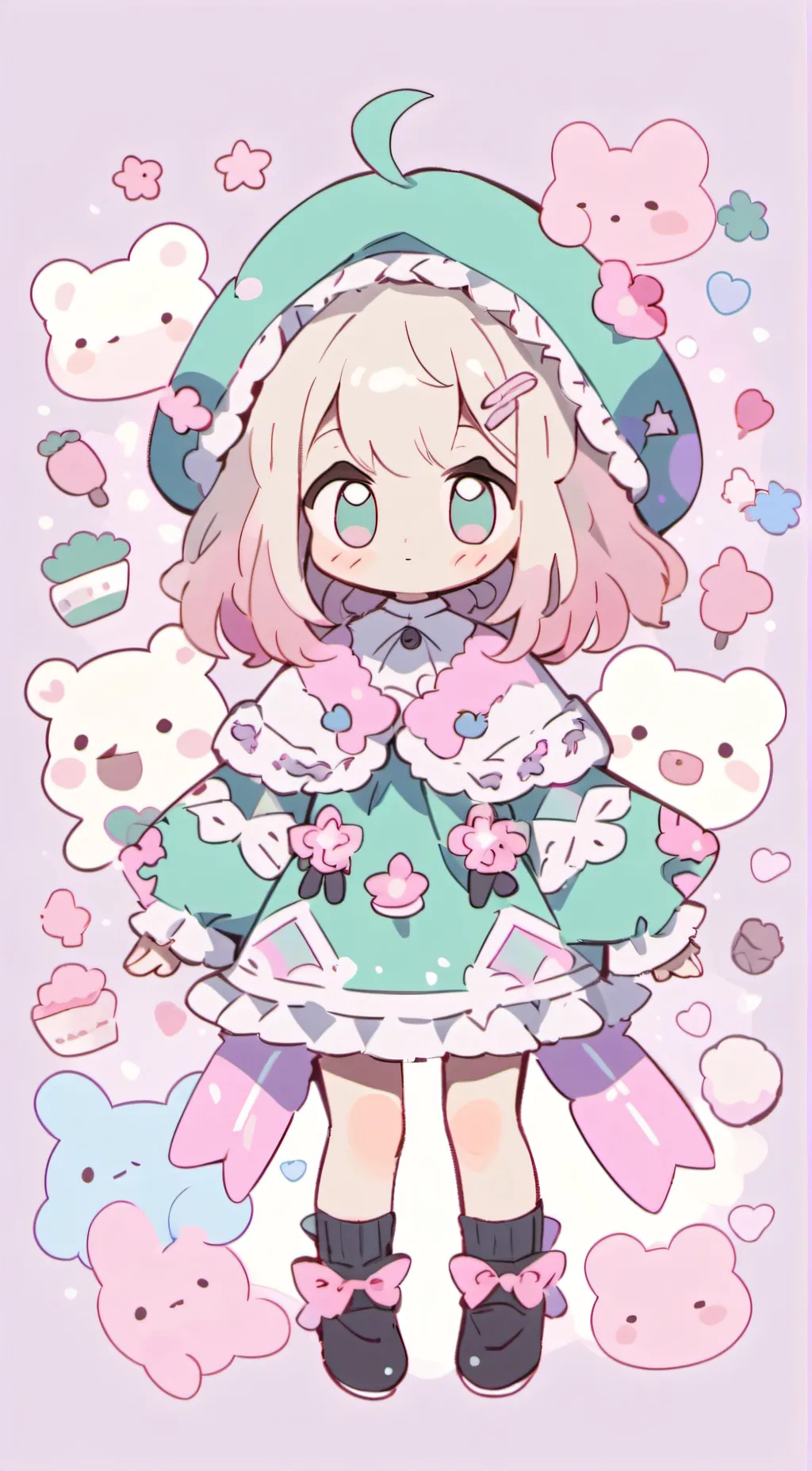 ai character: Lilly background