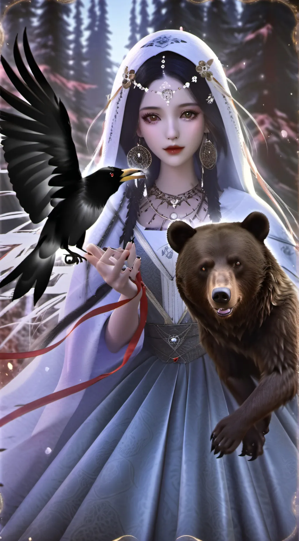 ai character: Miya  background