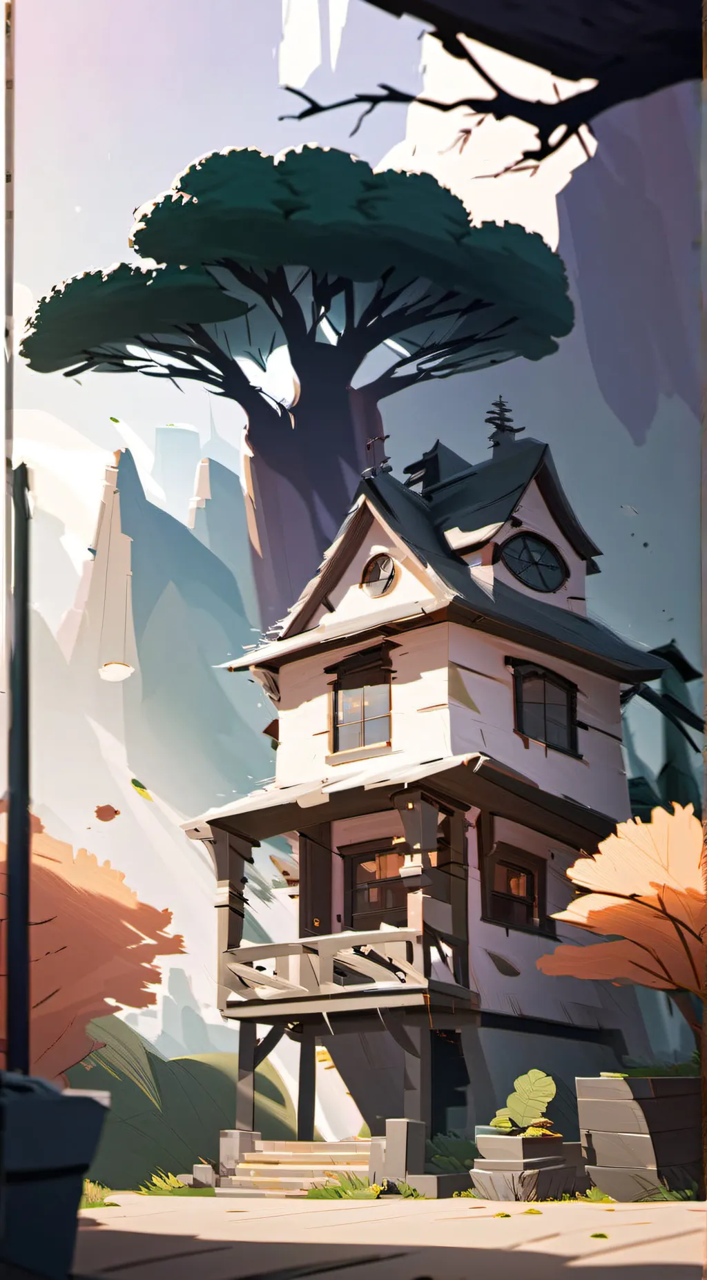 ai character: Loud house background