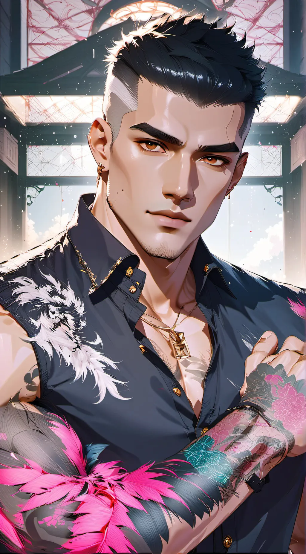 ai character: Marvolin☆ background