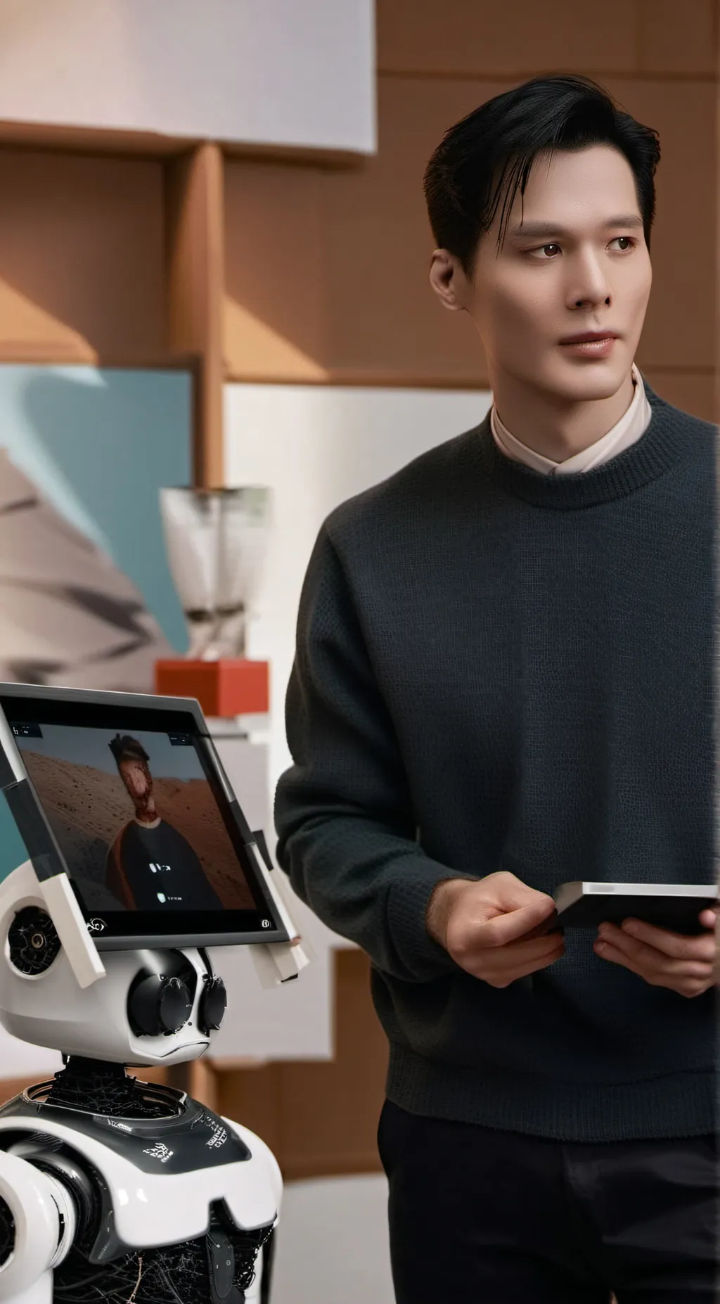 ai character: robot 2013 background