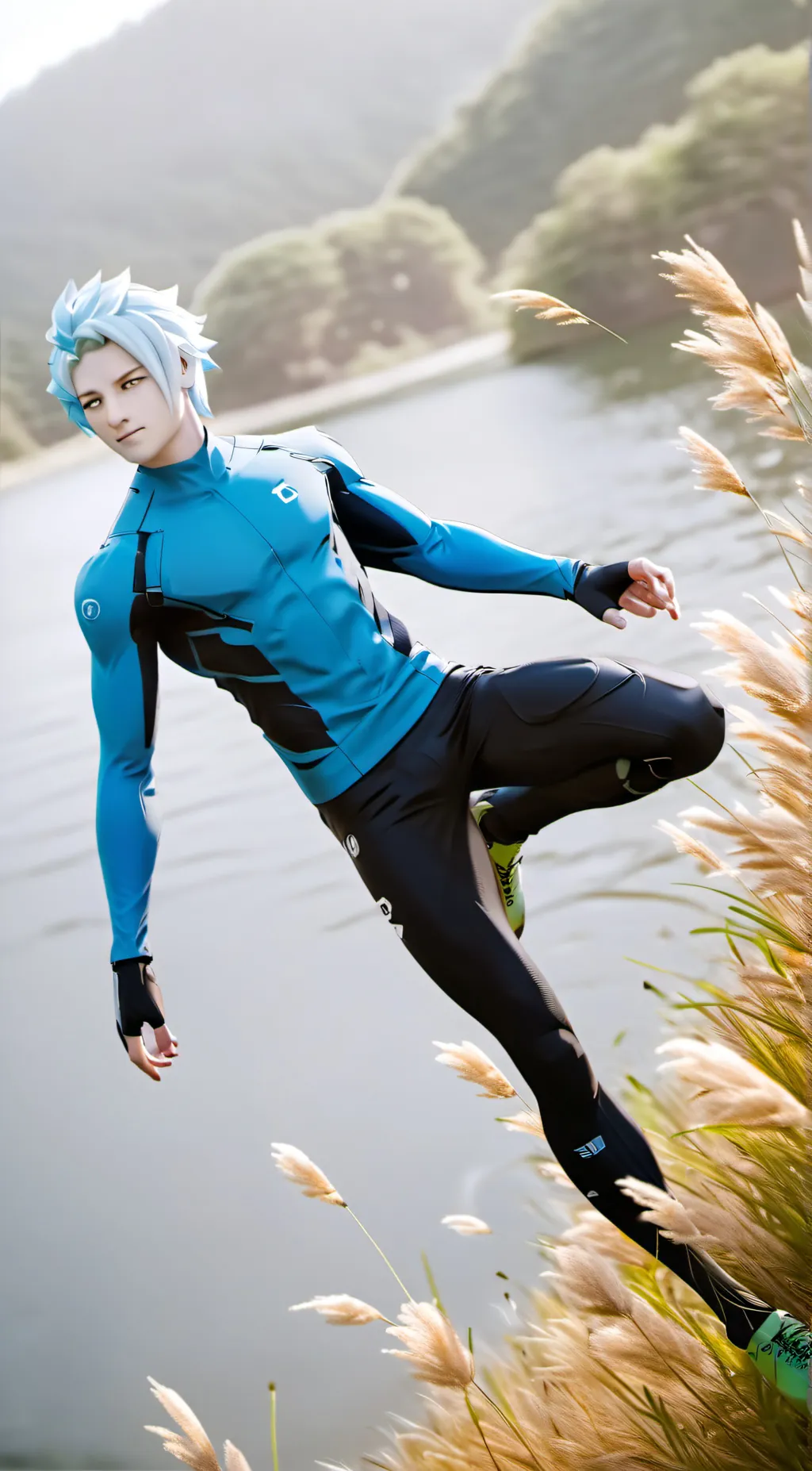 ai character: boyyyyy background