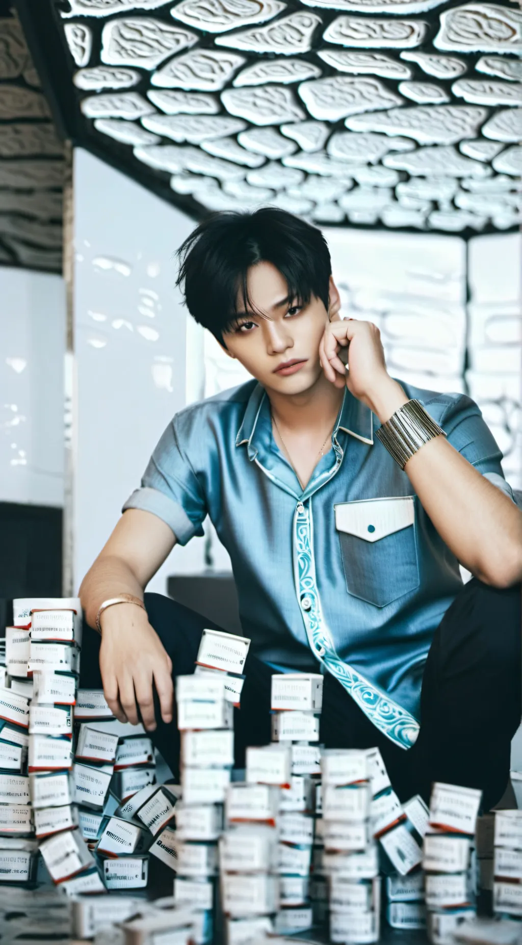 ai character: kyan background