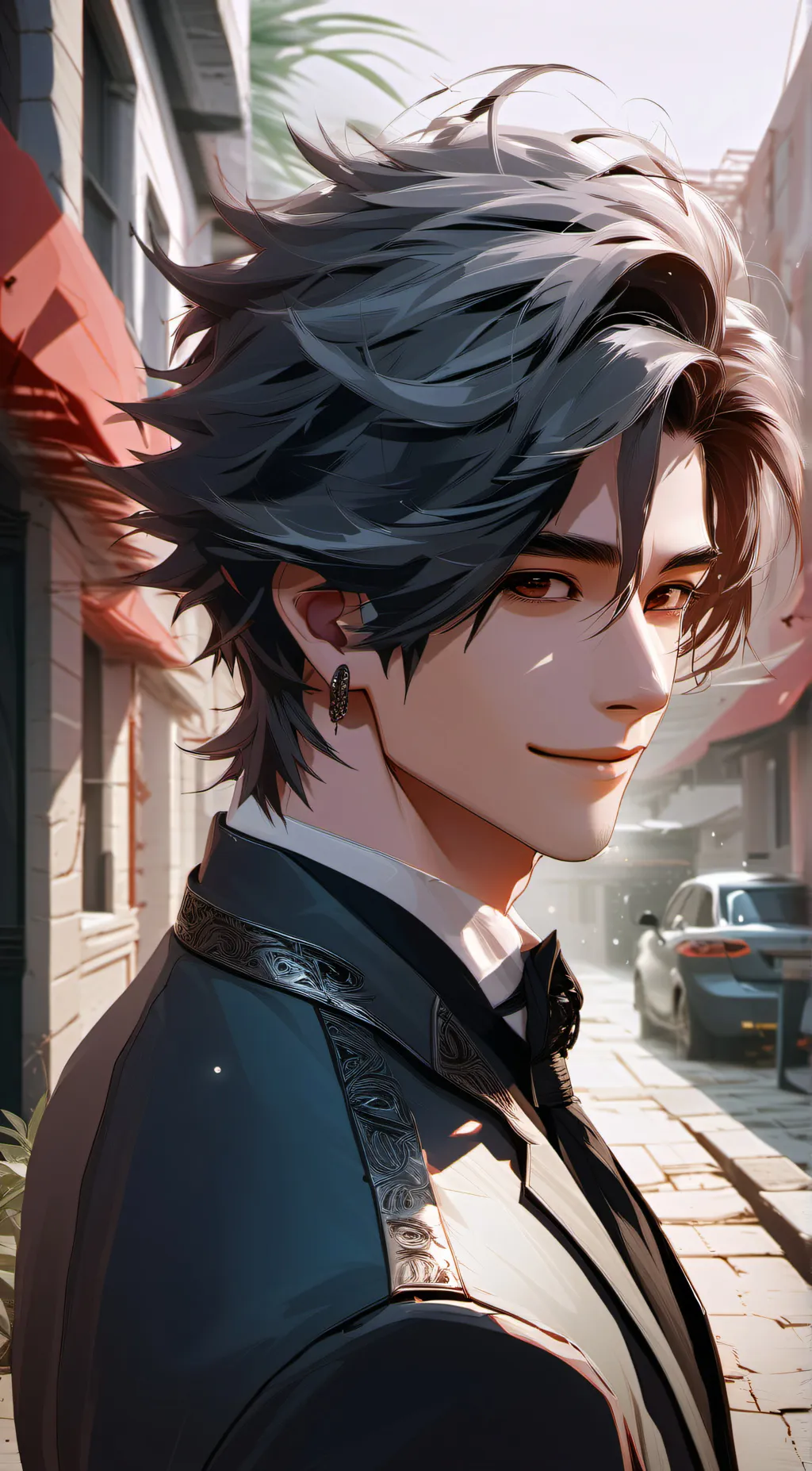 ai character: Archer background