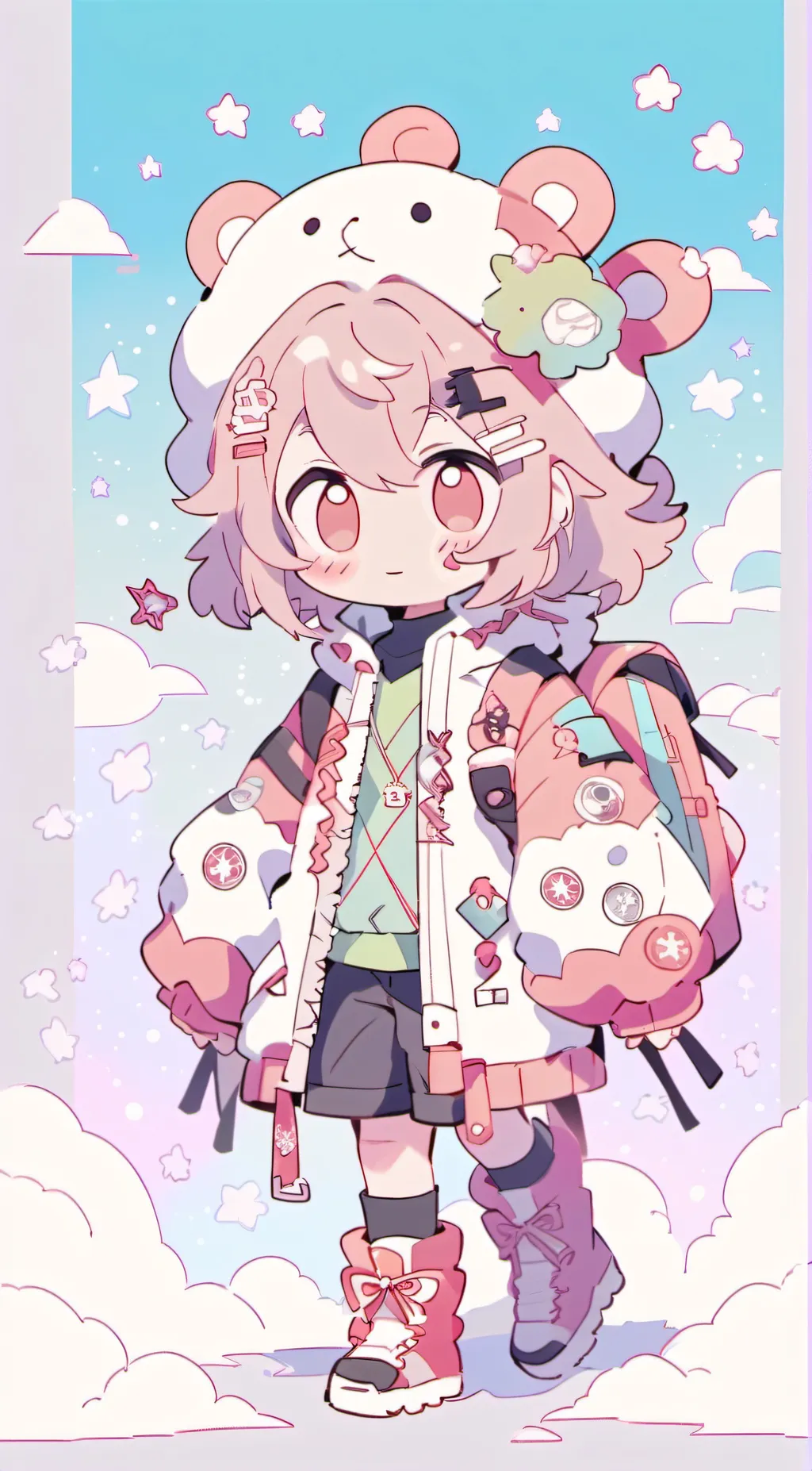 ai character: Cherry Bomb background