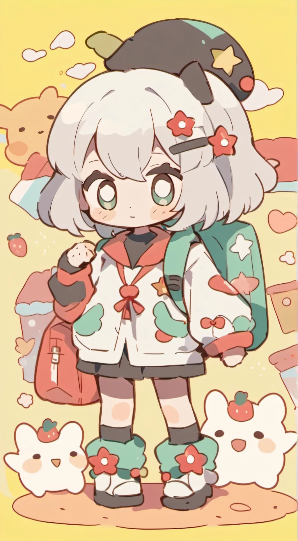 ai character: 1rose background