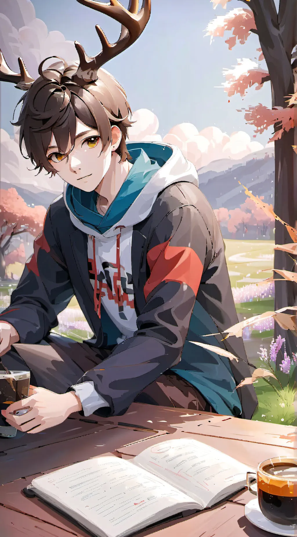 ai character: Burle background