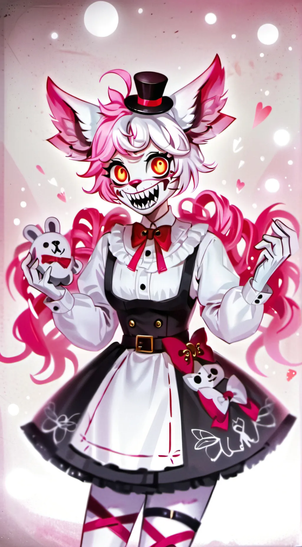 ai character: M A N G L E background