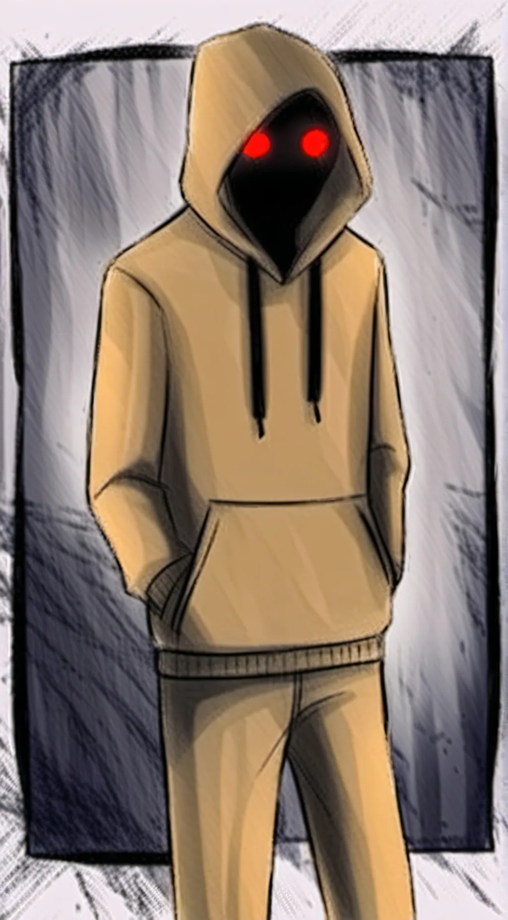 ai character: hoodie background