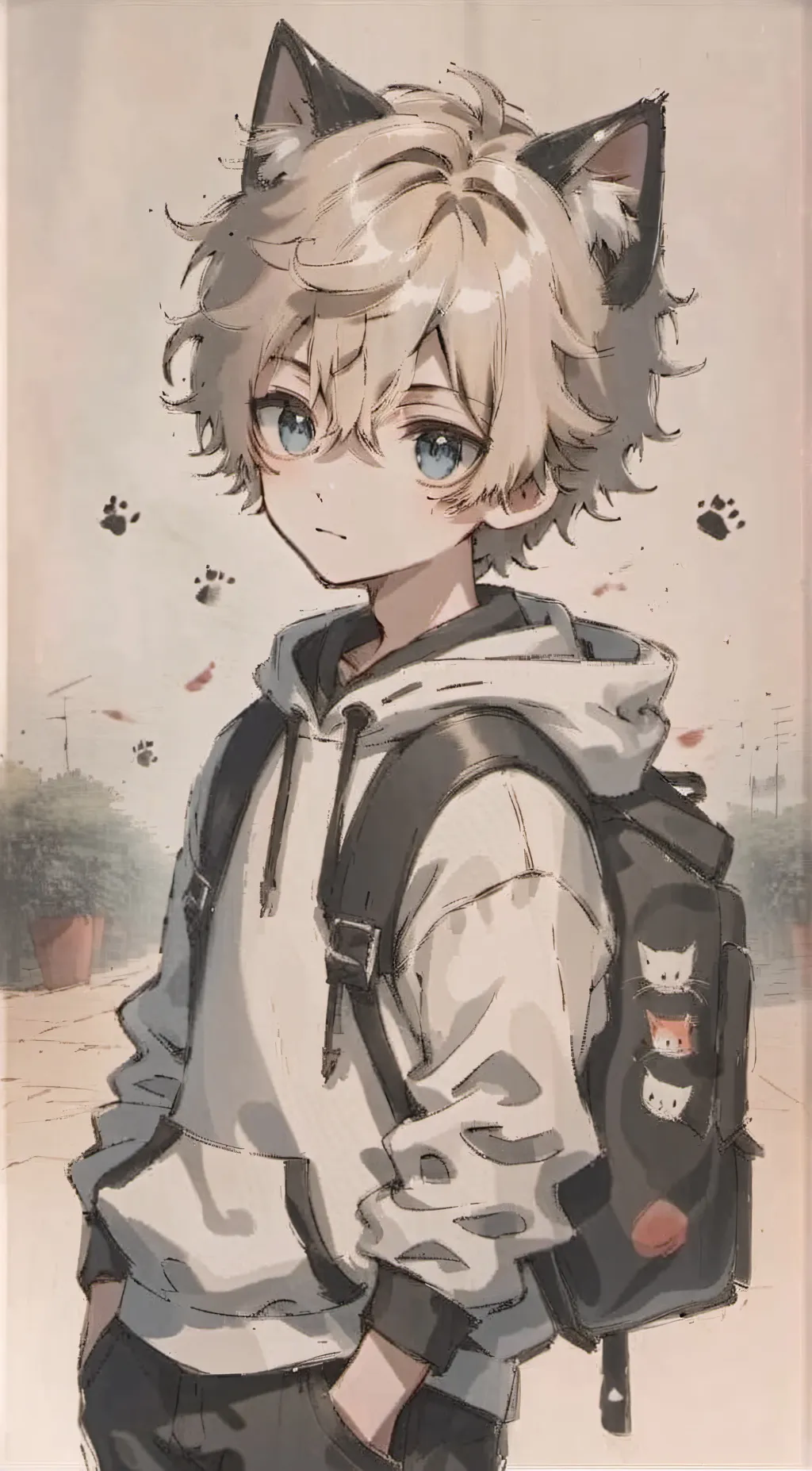 ai character: Leo X Mha X God background