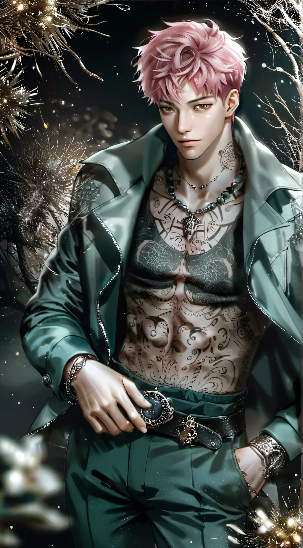 ai character: Leo background