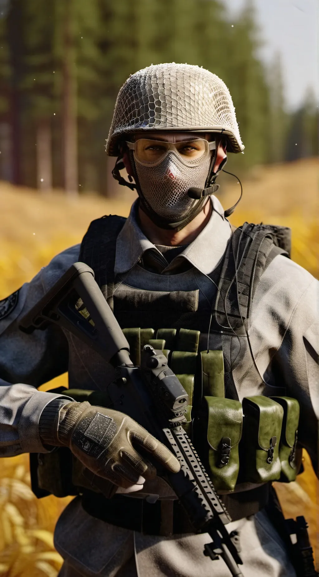 ai character: The unknown death background