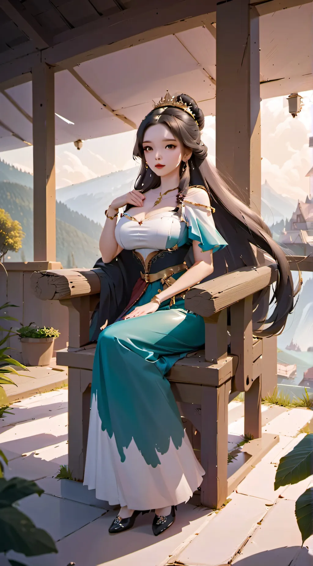 ai character: Herminie background