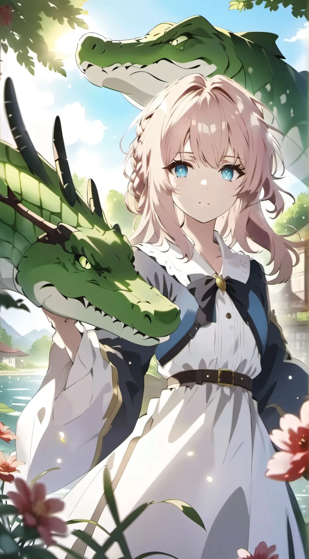 ai character: クロコダイル background