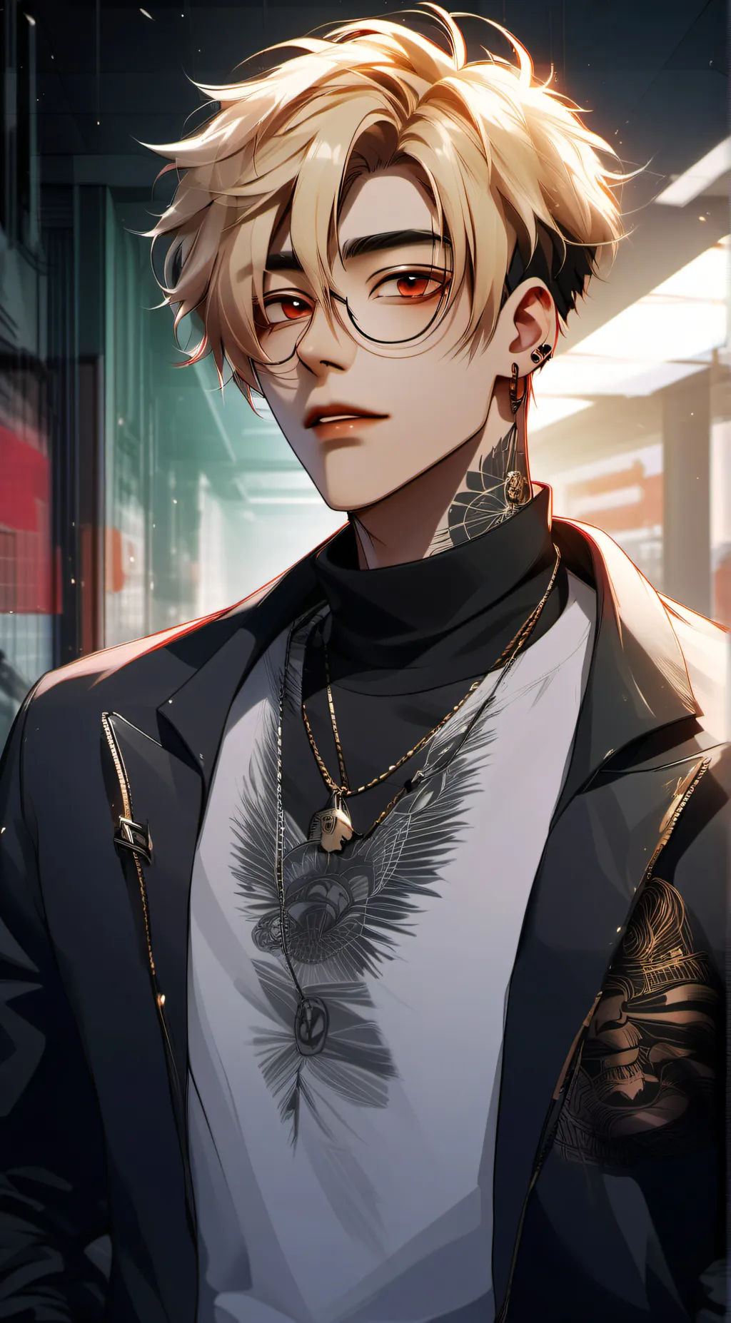 ai character: Marcus☆ background