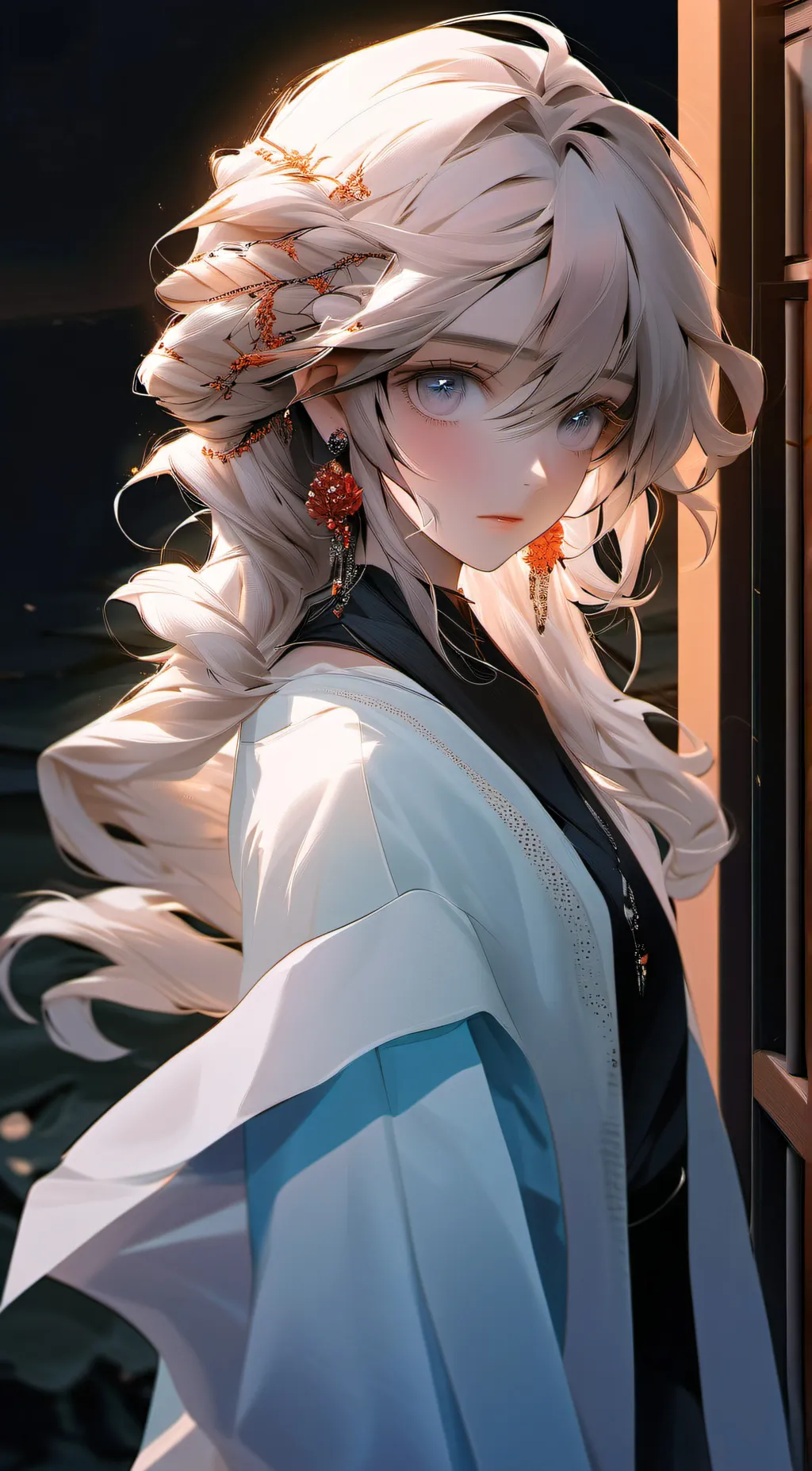 ai character: Ashley  background