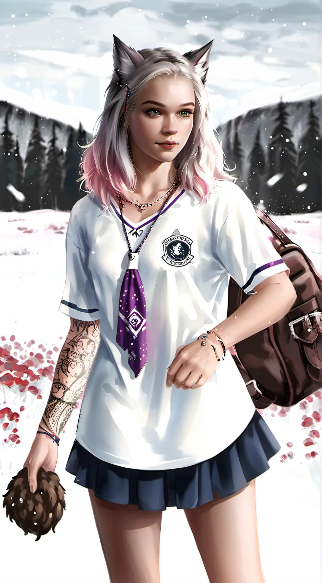 ai character: Enid background