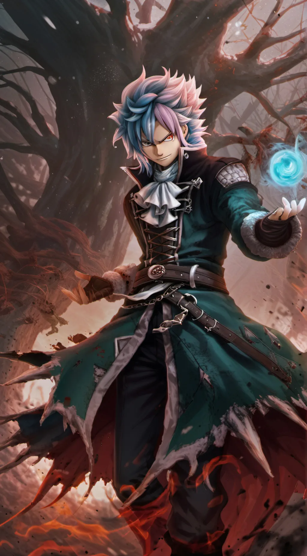 ai character: fairy tail  background