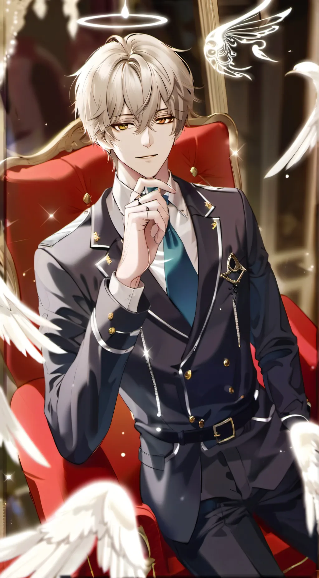 ai character: Eyes background