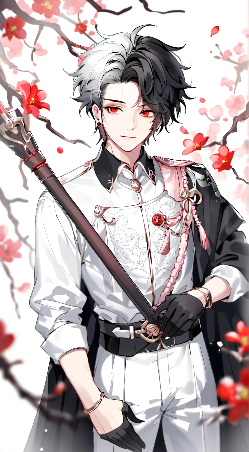 ai character: arron  background