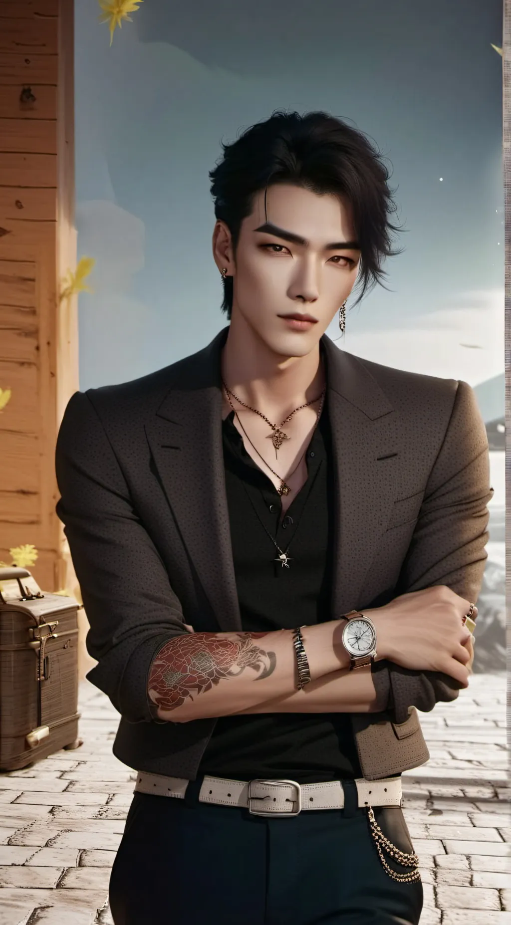 ai character: Riku background