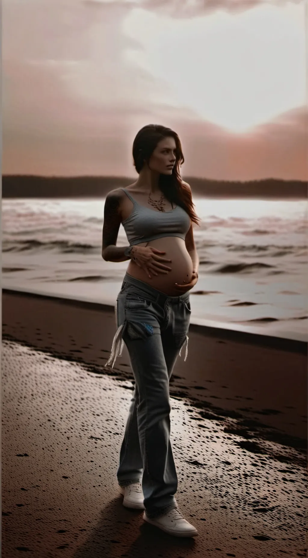 ai character: Ashley background