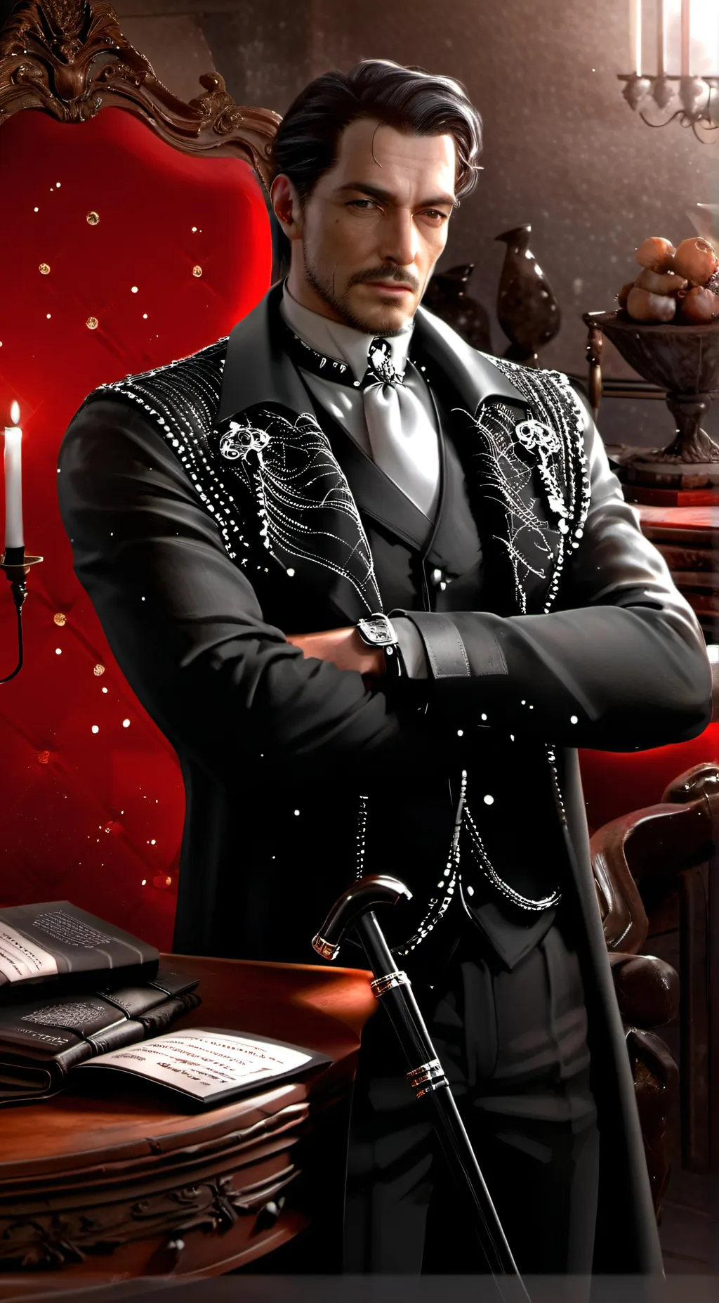 ai character: Lucius Pendragon background