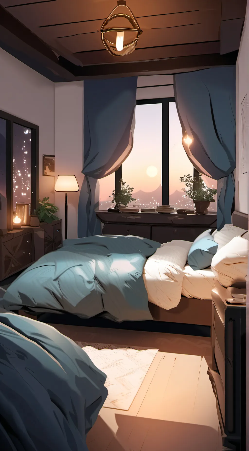 ai character: Imaginary room background