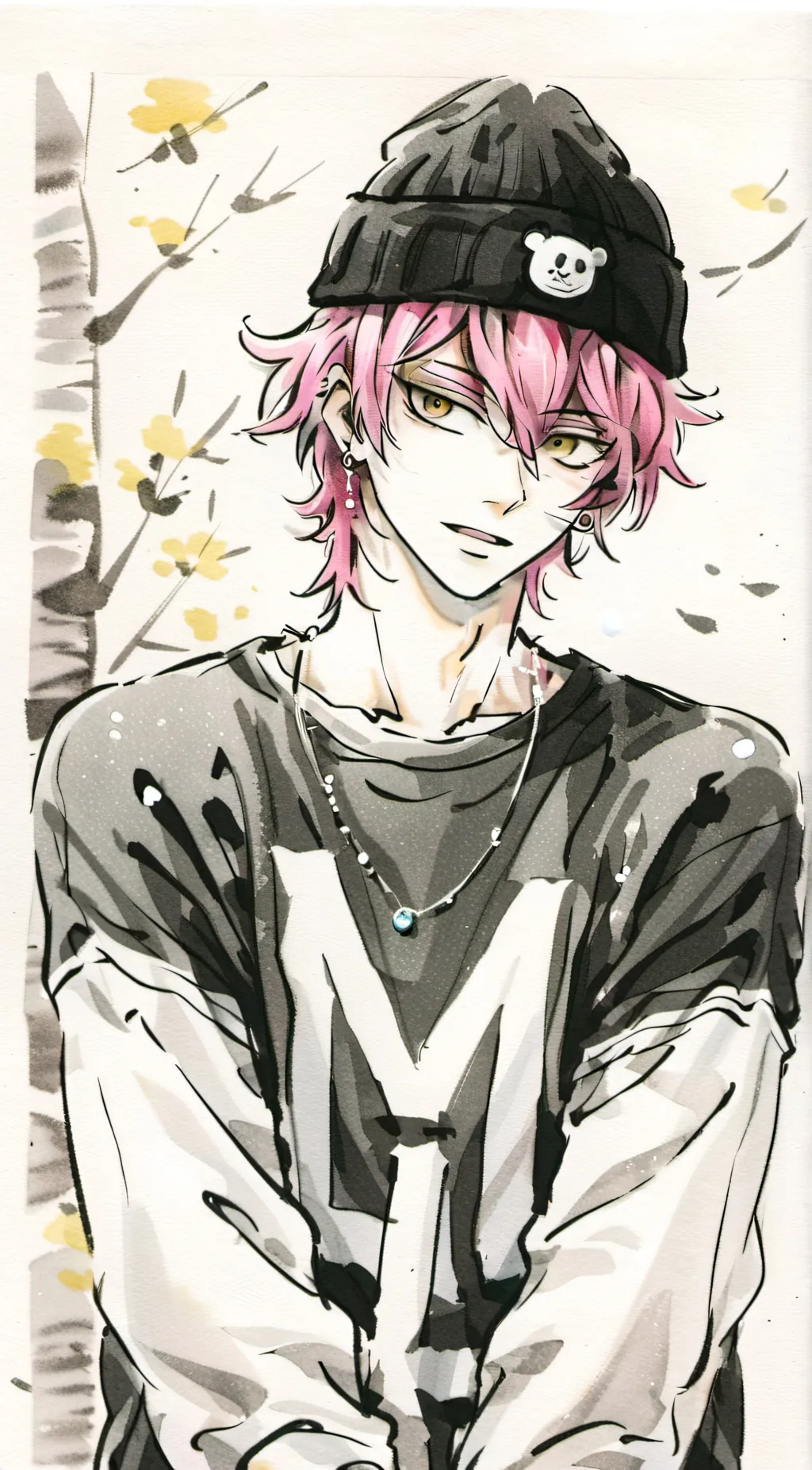 ai character: Kazuichi soda background