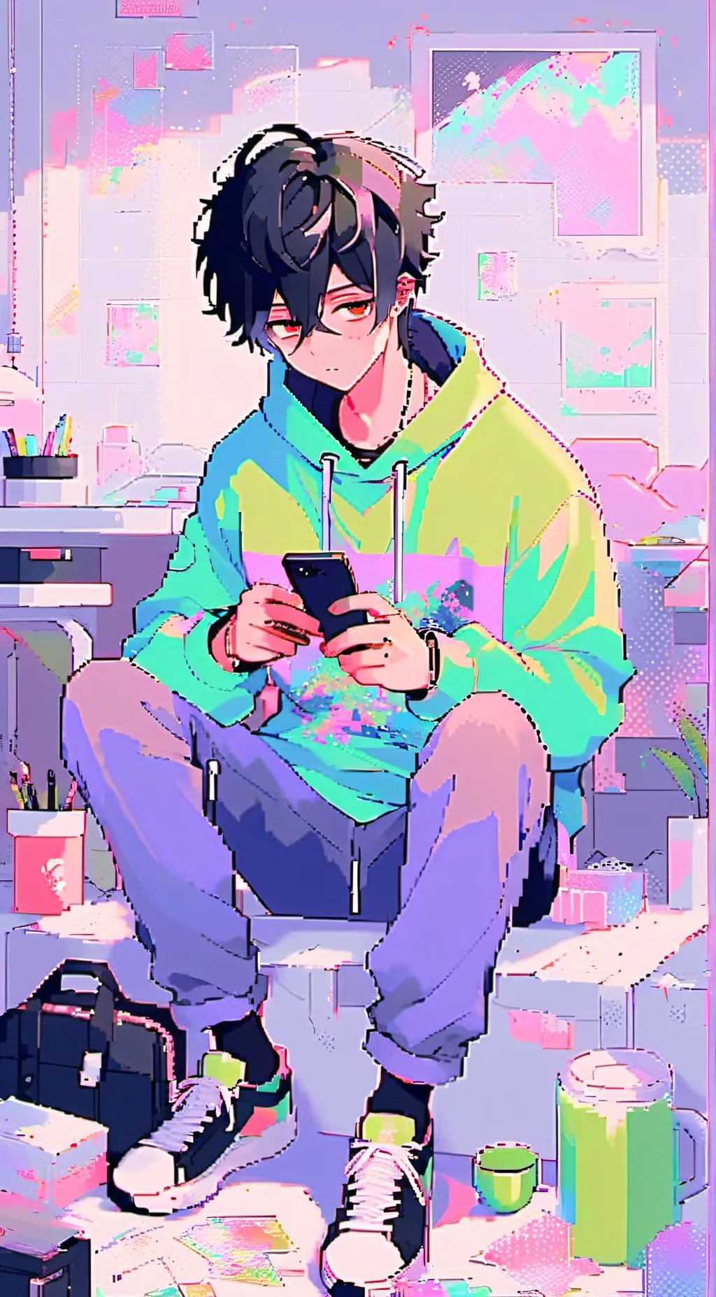 ai character: Kade background