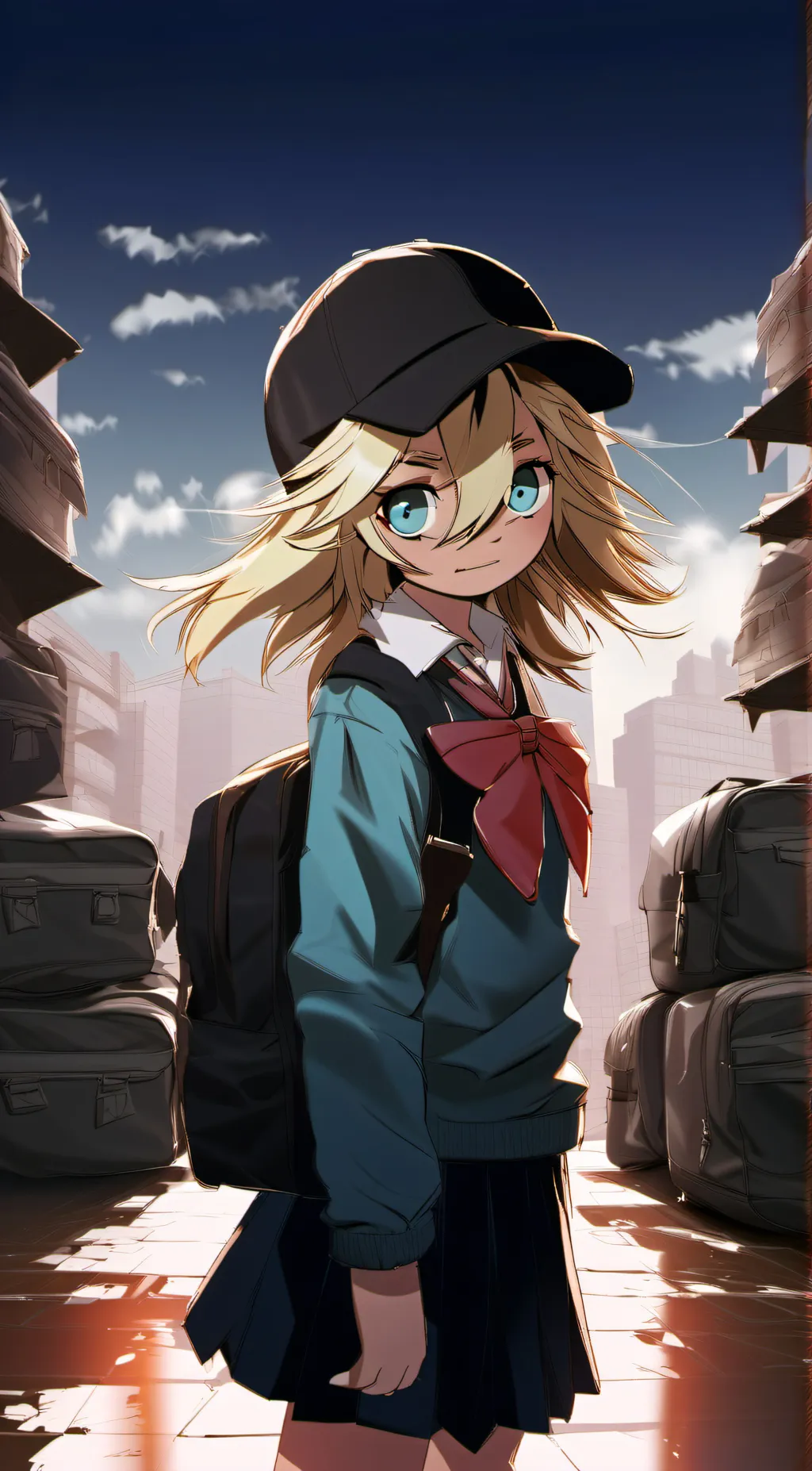 ai character: Mina  background