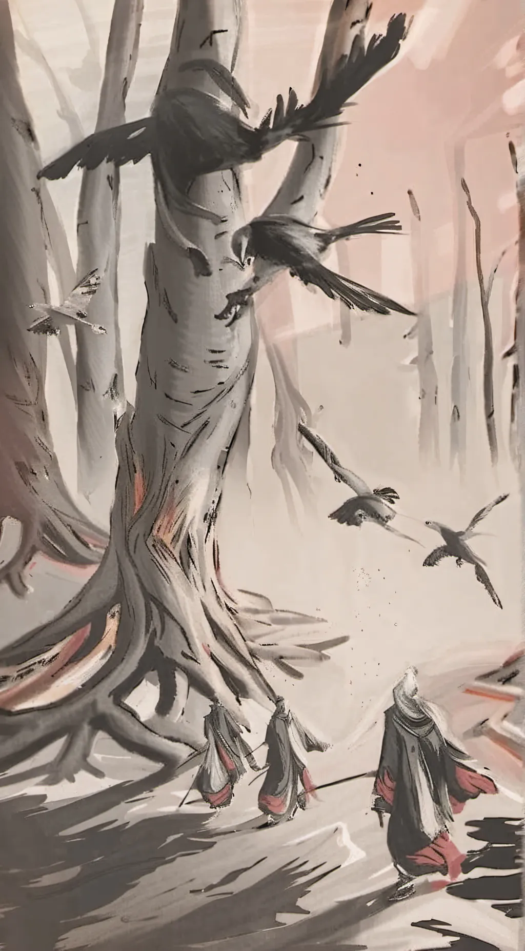 ai character: Paper school background