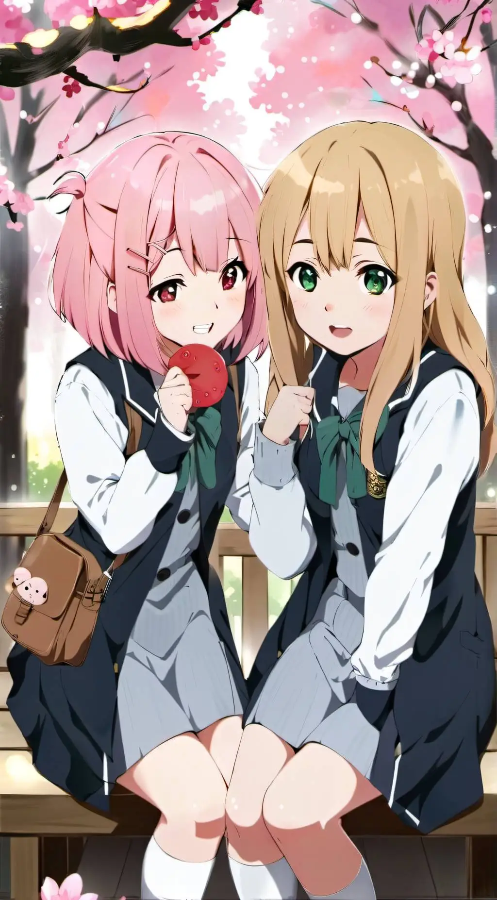 ai character: 100 Girlfriends background