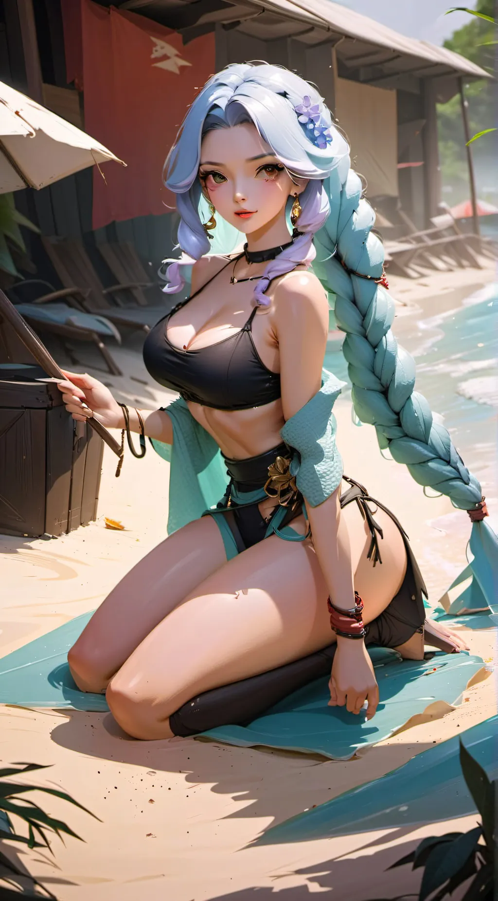 ai character: lily background