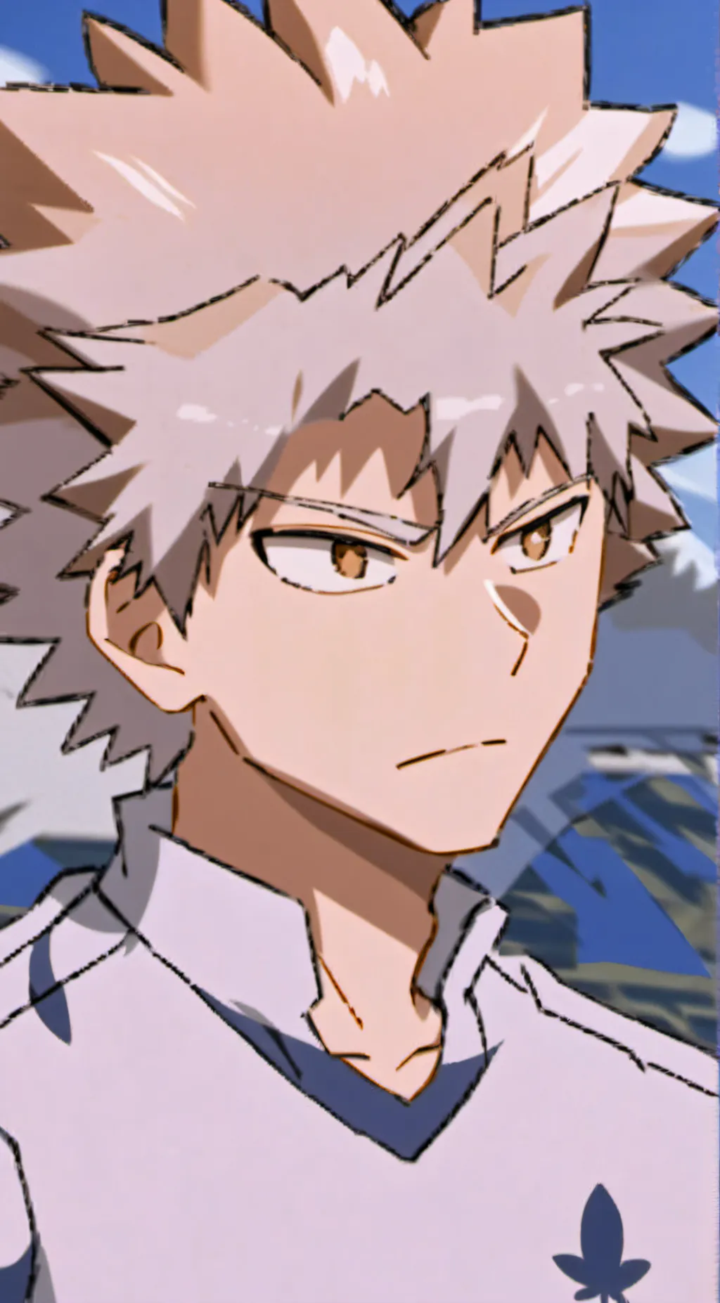 ai character: Bakugo  background