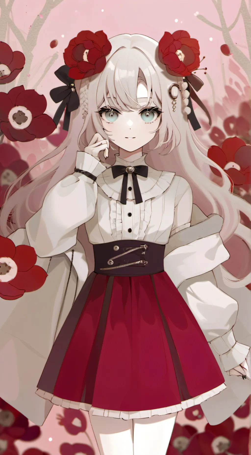 ai character: Miss circle background