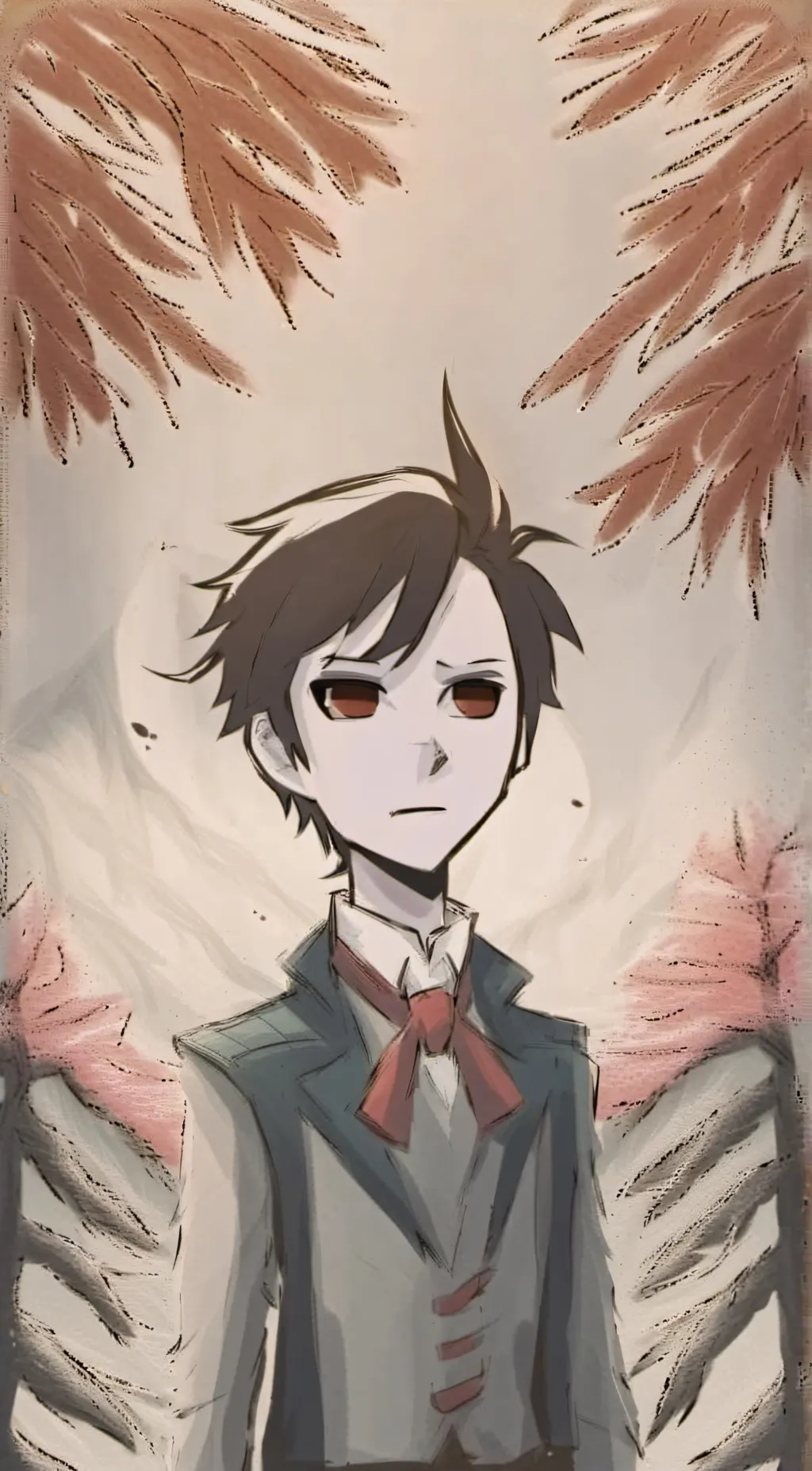 ai character: masky background