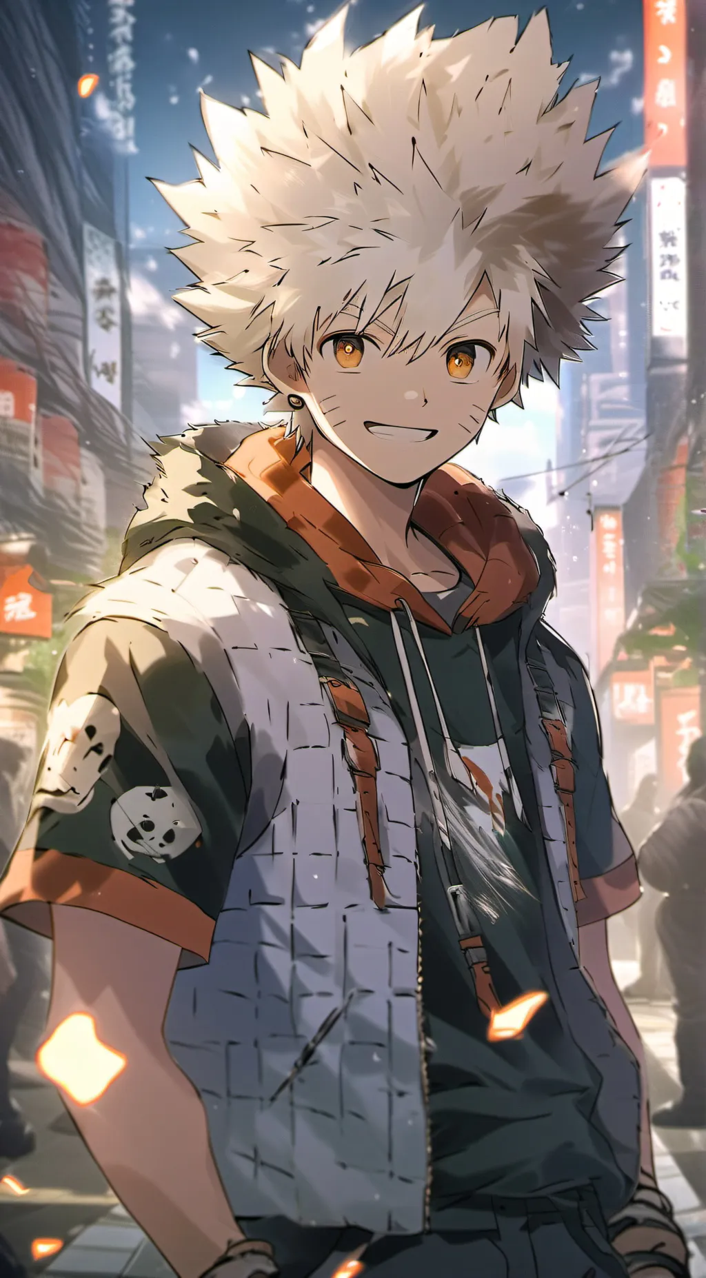 ai character: Bakugo background