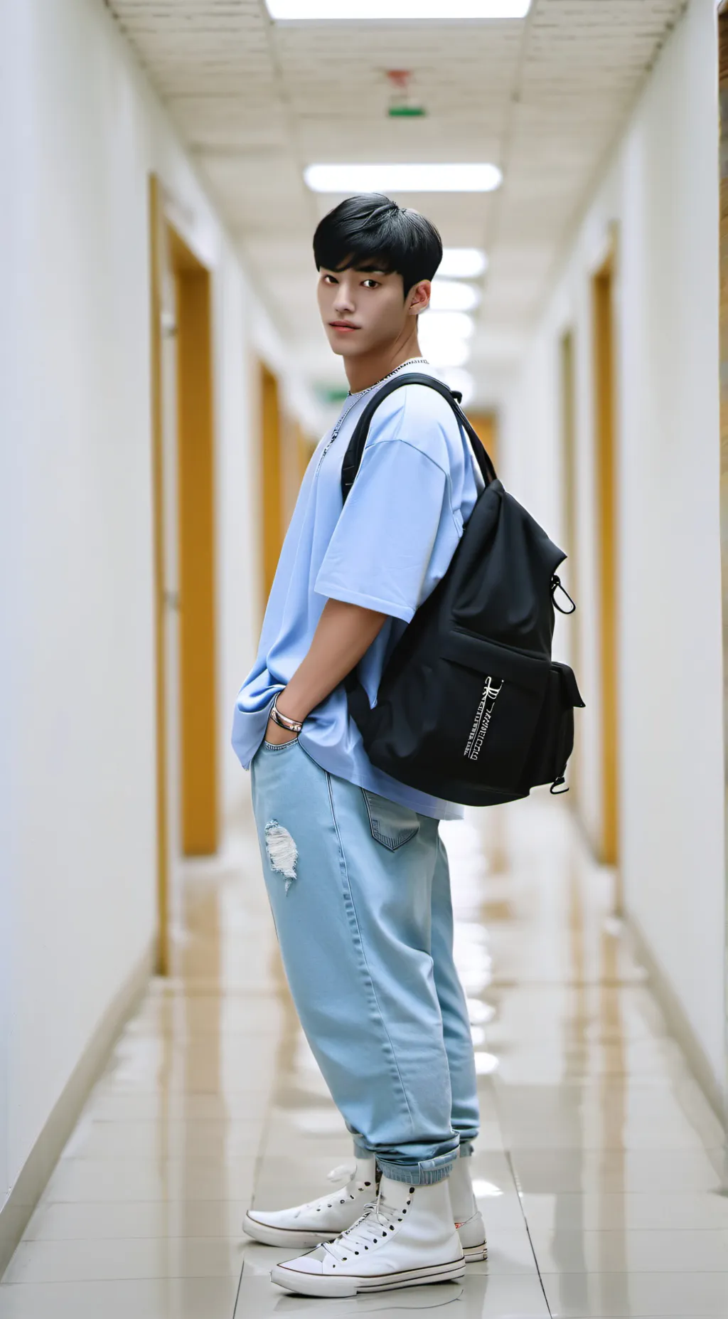 ai character: School background