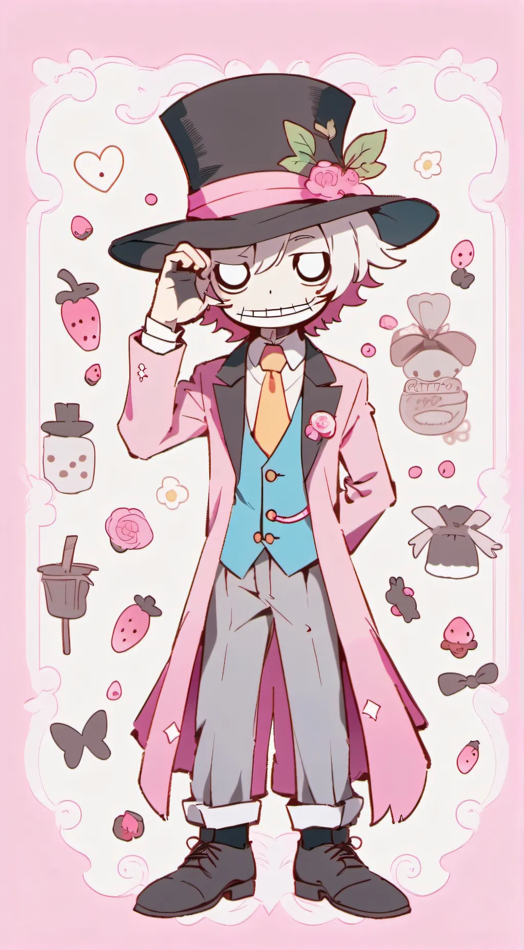 ai character: scarecrow  background