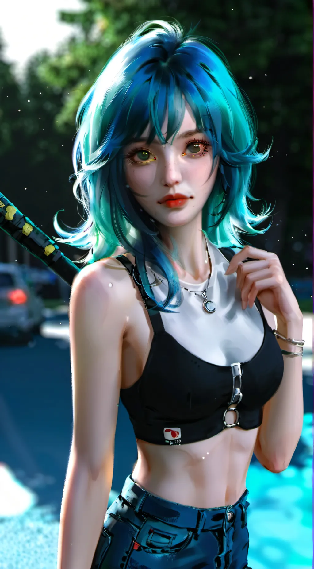 ai character: Tizzy  background