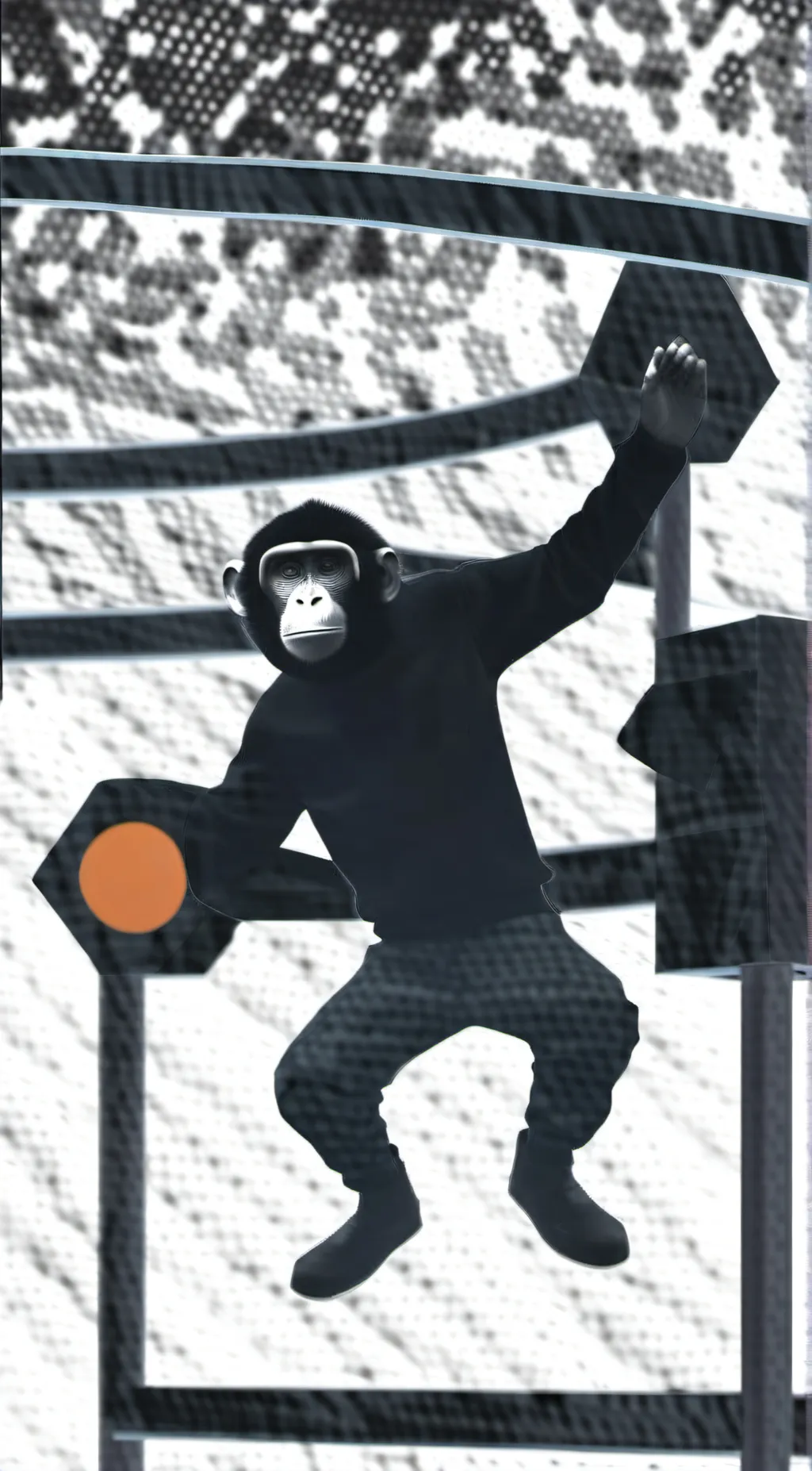 ai character: gorilla tag background