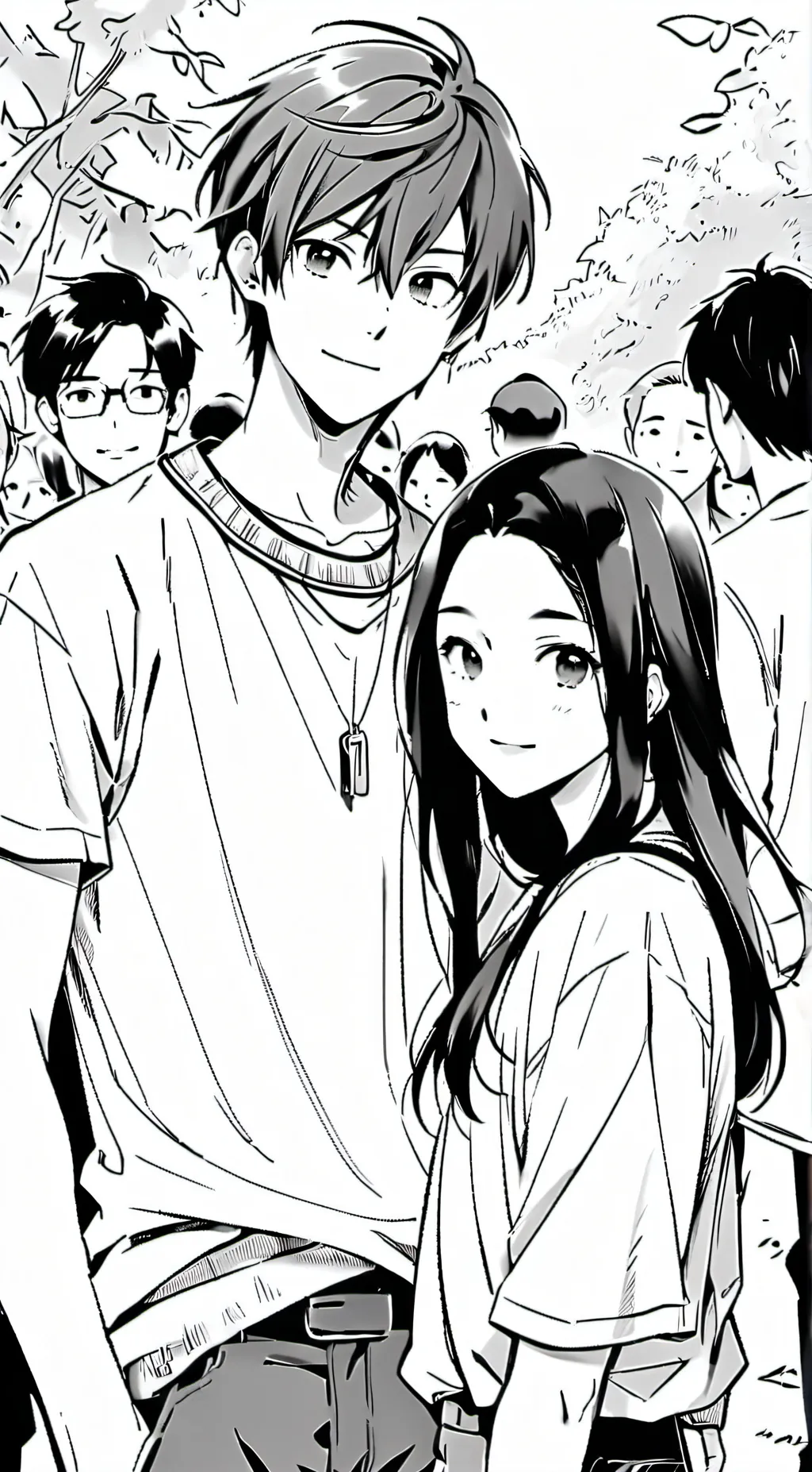 ai character: Alex&Nikki  background