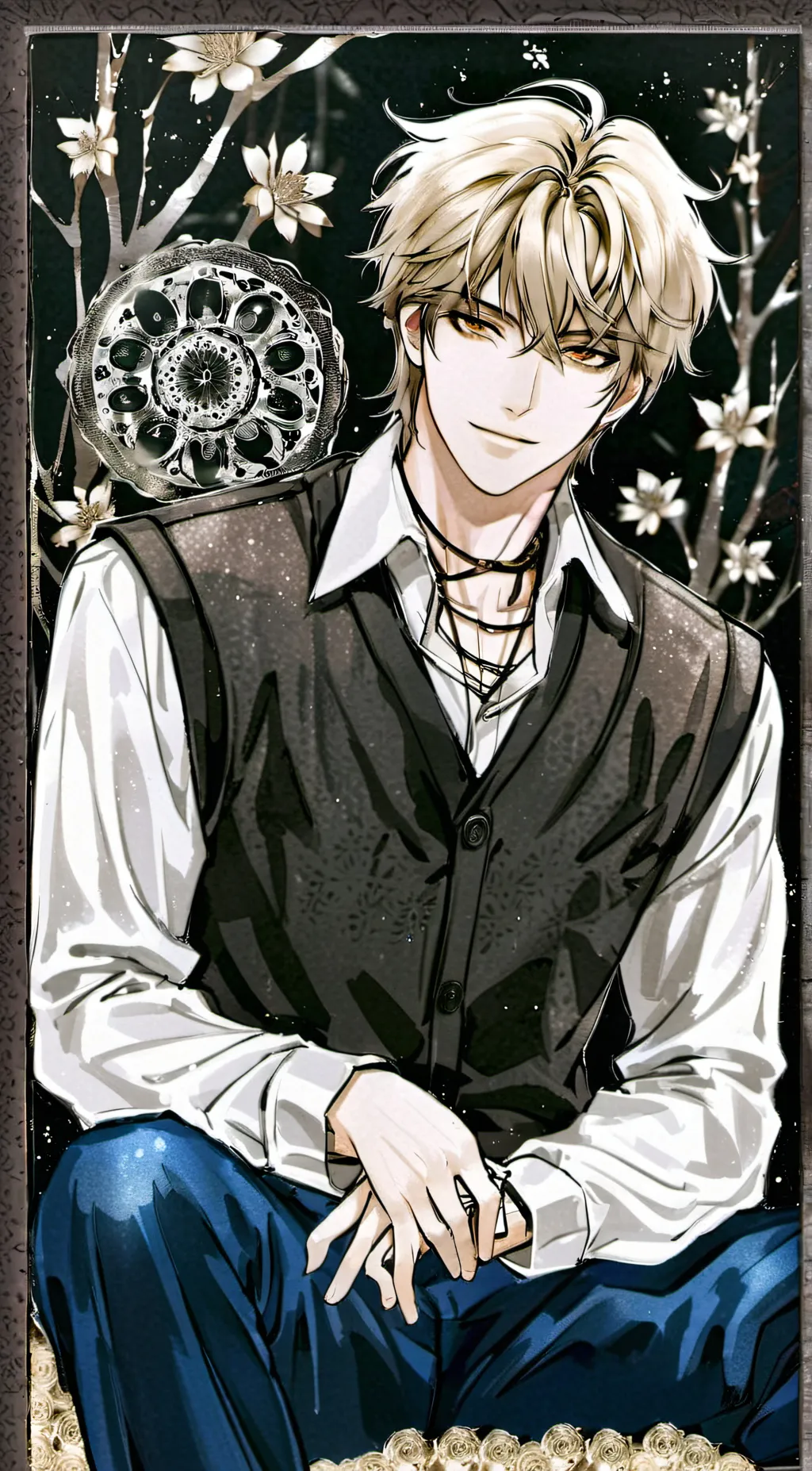 ai character: ^-^ lee sun  background