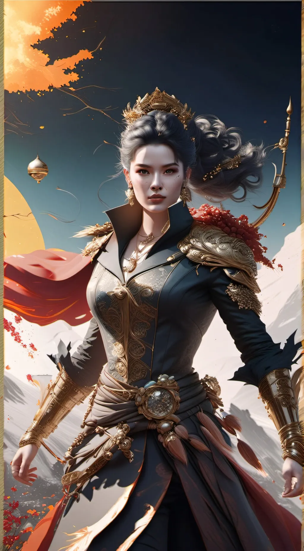 ai character: ameila background