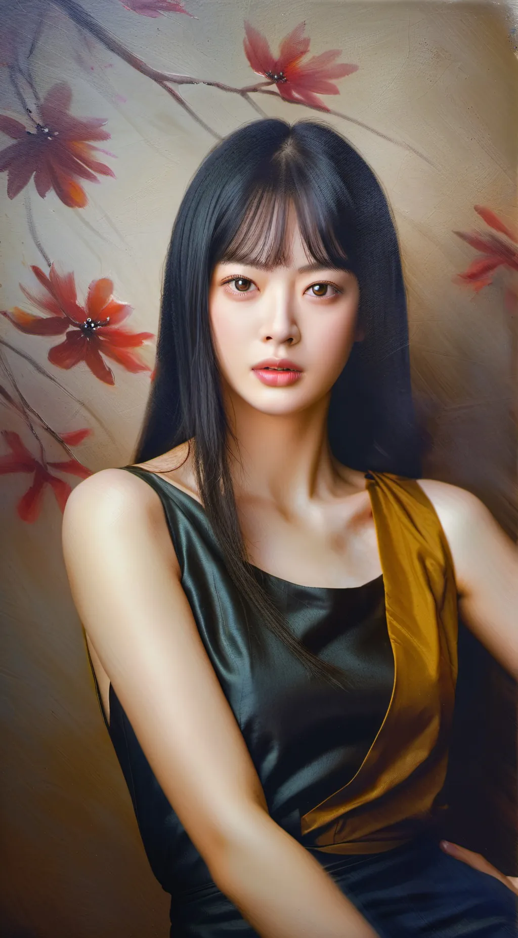 ai character: hanni  background