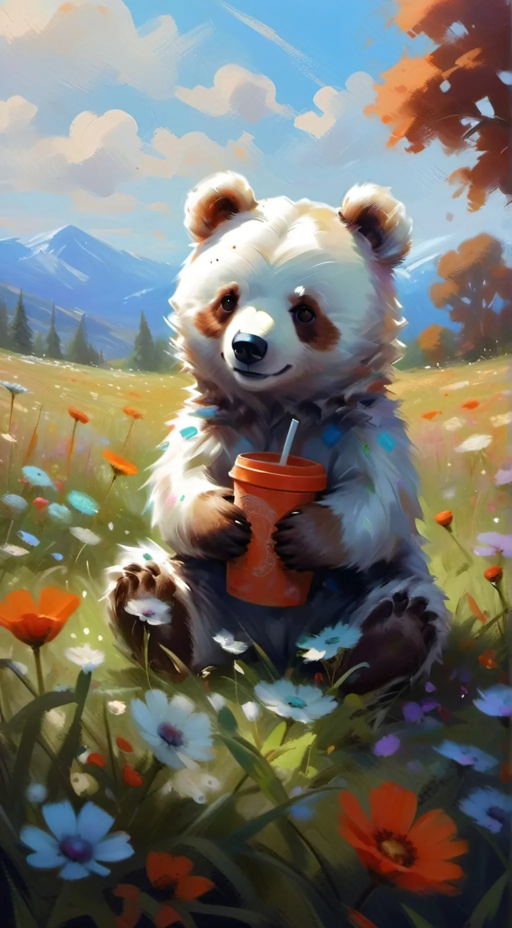 ai character: 🍦Pochii~!!🍦 background